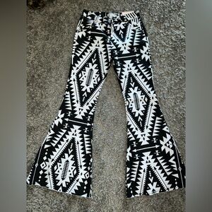 NWT Ranch Dress’n super flare Aztec print pants - size 10 long (36 inseam)